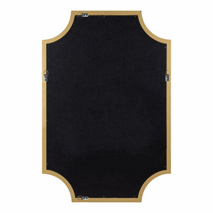 Specchio con cornice in legno smerlato di Kate e Laurel Hogan