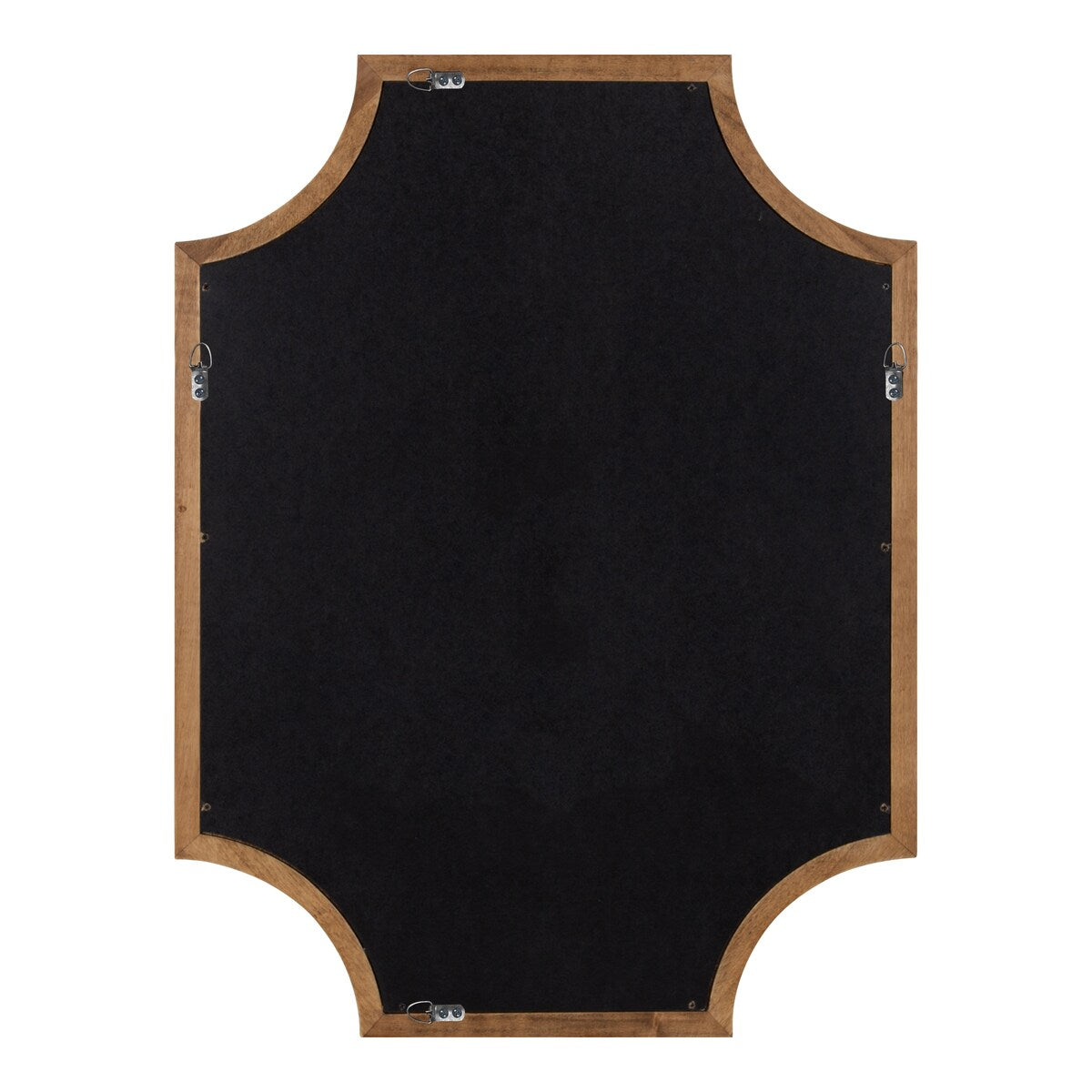 Specchio con cornice in legno smerlato di Kate e Laurel Hogan