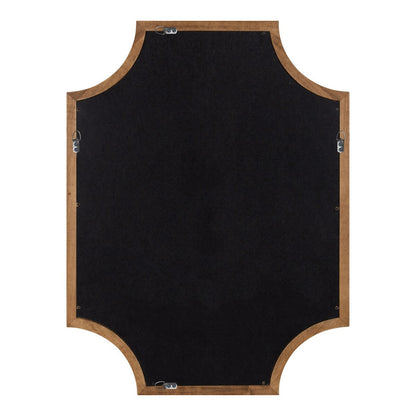 Specchio con cornice in legno smerlato di Kate e Laurel Hogan