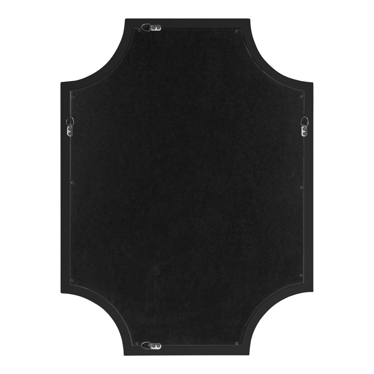 Specchio con cornice in legno smerlato di Kate e Laurel Hogan