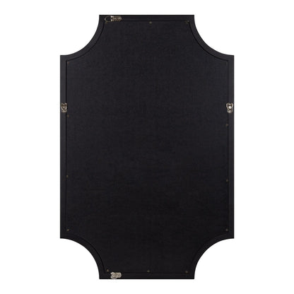 Specchio con cornice in legno smerlato di Kate e Laurel Hogan