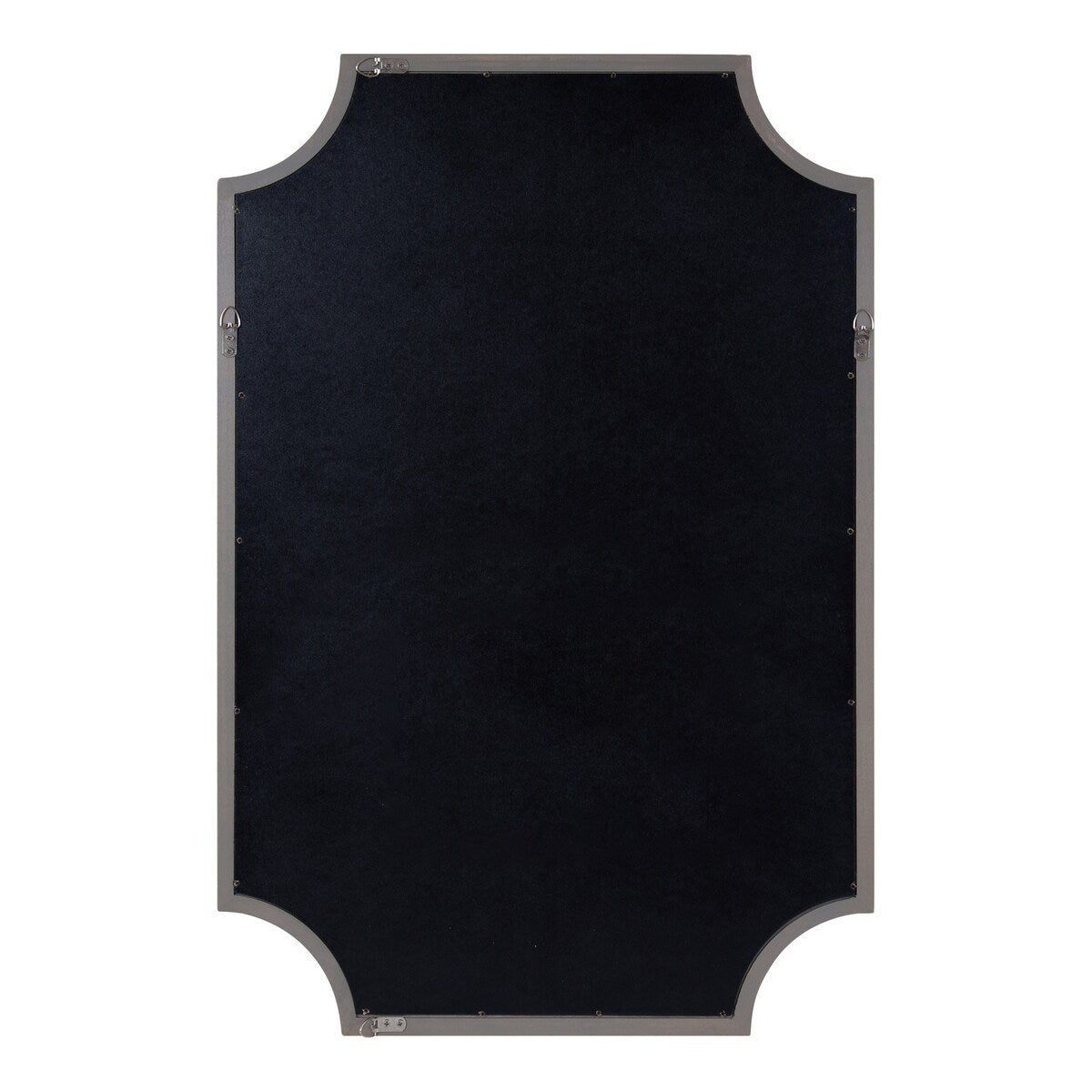 Specchio con cornice in legno smerlato di Kate e Laurel Hogan