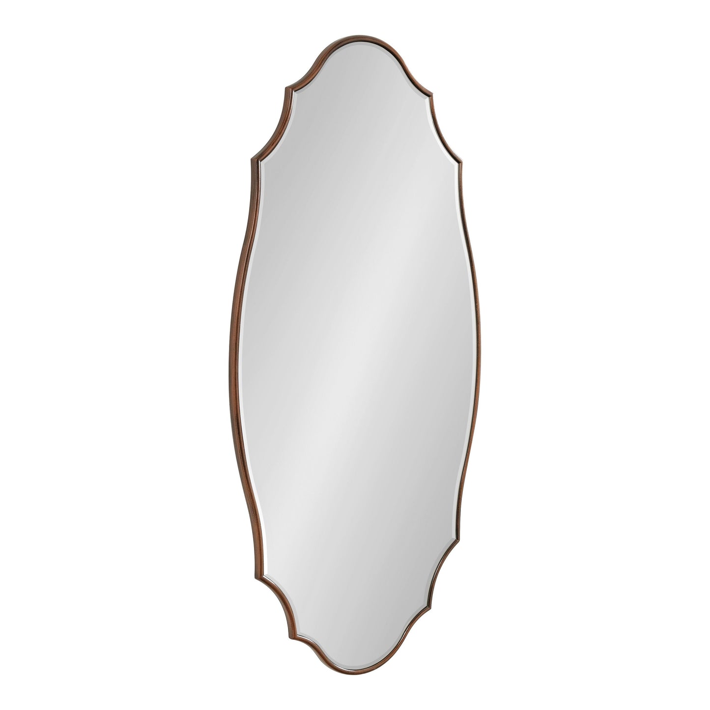 Specchio da parete ovale smerlato Leanna di Kate e Laurel