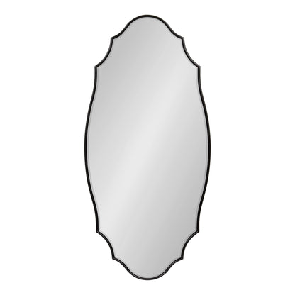 Specchio da parete ovale smerlato Leanna di Kate e Laurel