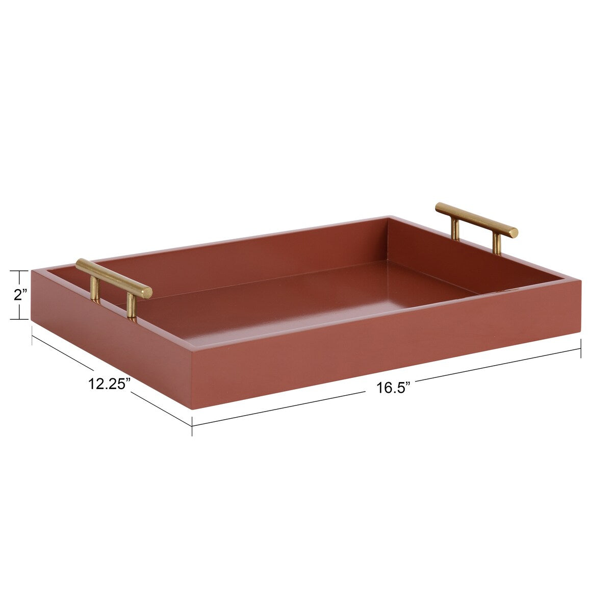Vassoio decorativo con manico in metallo Lipton di Kate e Laurel