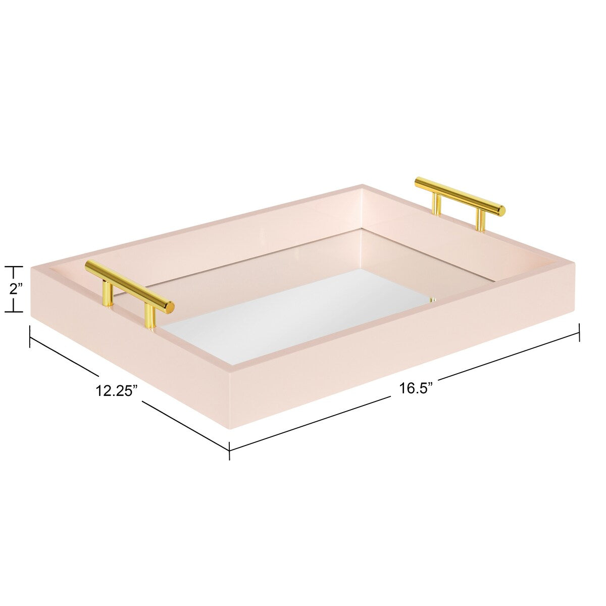 Vassoio decorativo con manico in metallo Lipton di Kate e Laurel