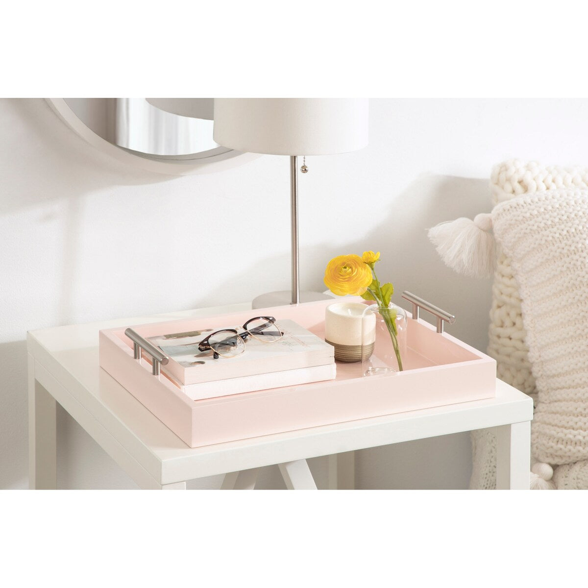 Vassoio decorativo con manico in metallo Lipton di Kate e Laurel