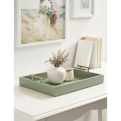 Vassoio decorativo con manico in metallo Lipton di Kate e Laurel