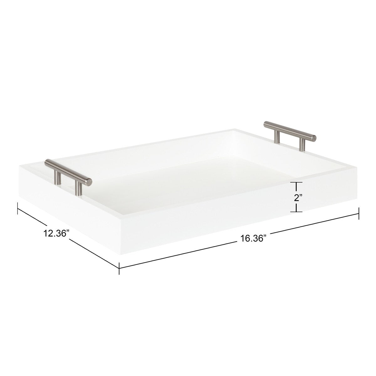 Vassoio decorativo con manico in metallo Lipton di Kate e Laurel