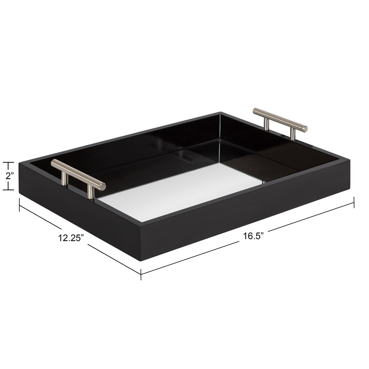 Vassoio decorativo con manico in metallo Lipton di Kate e Laurel
