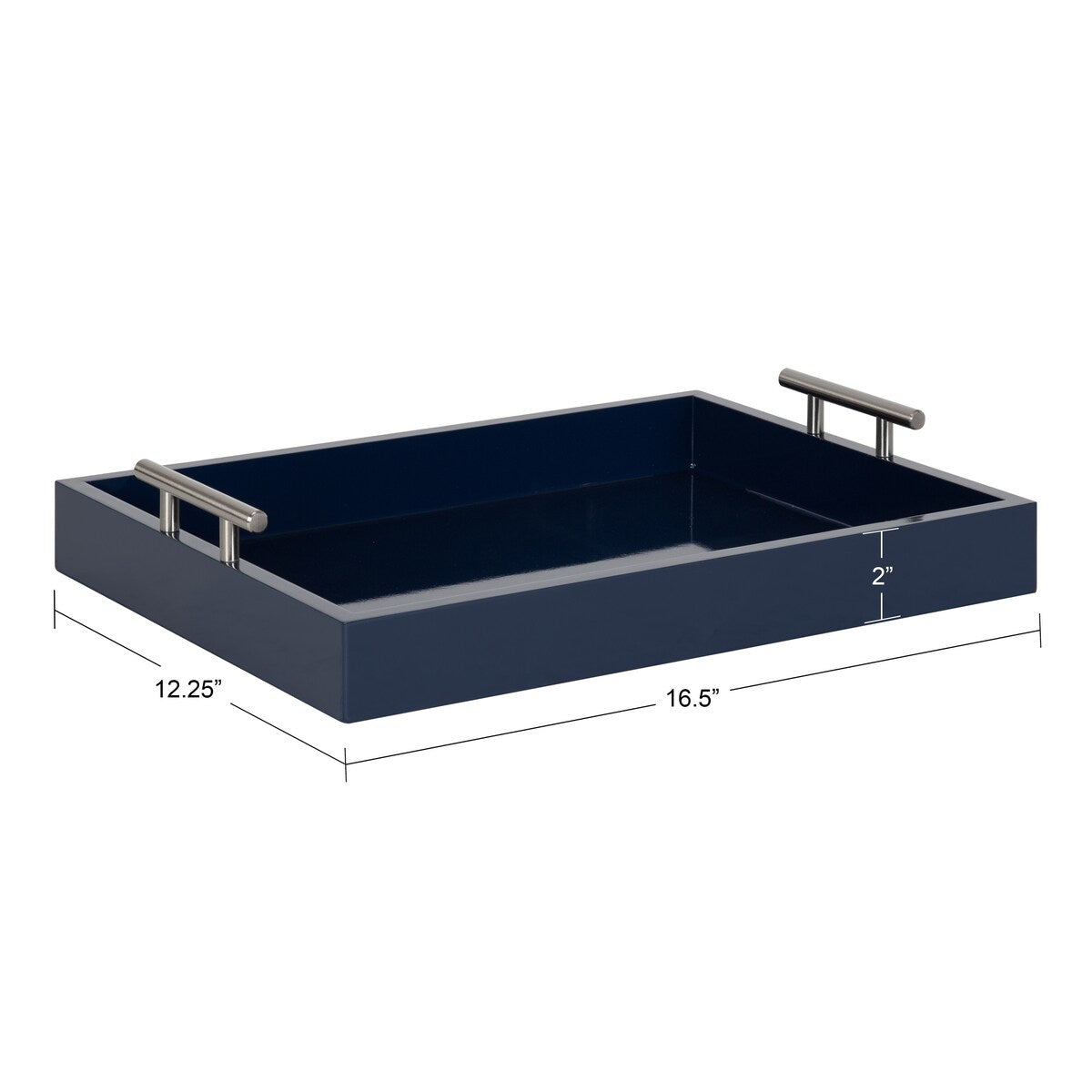 Vassoio decorativo con manico in metallo Lipton di Kate e Laurel