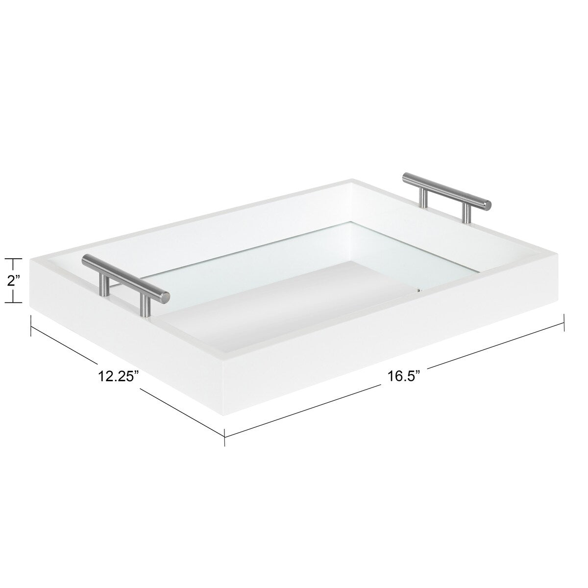 Vassoio decorativo con manico in metallo Lipton di Kate e Laurel