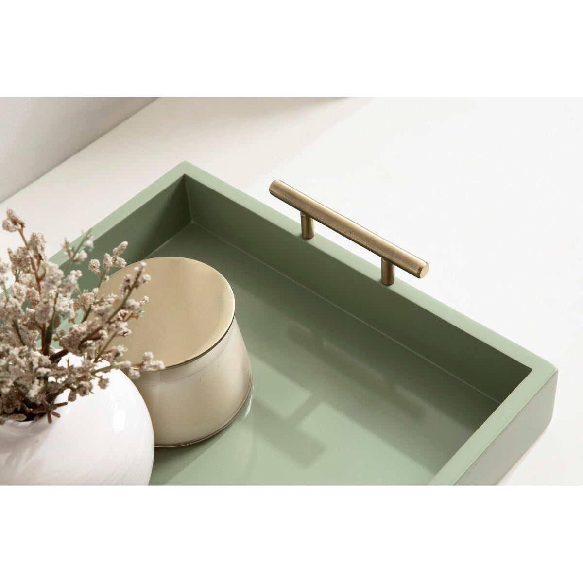 Vassoio decorativo con manico in metallo Lipton di Kate e Laurel