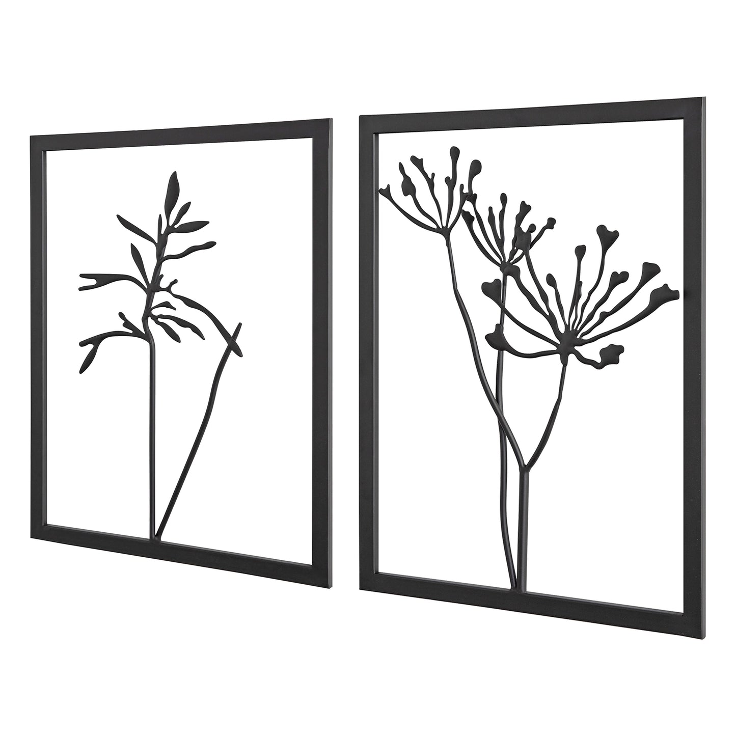 Set di decorazioni murali con cornice in metallo di Kate e Laurel Malak