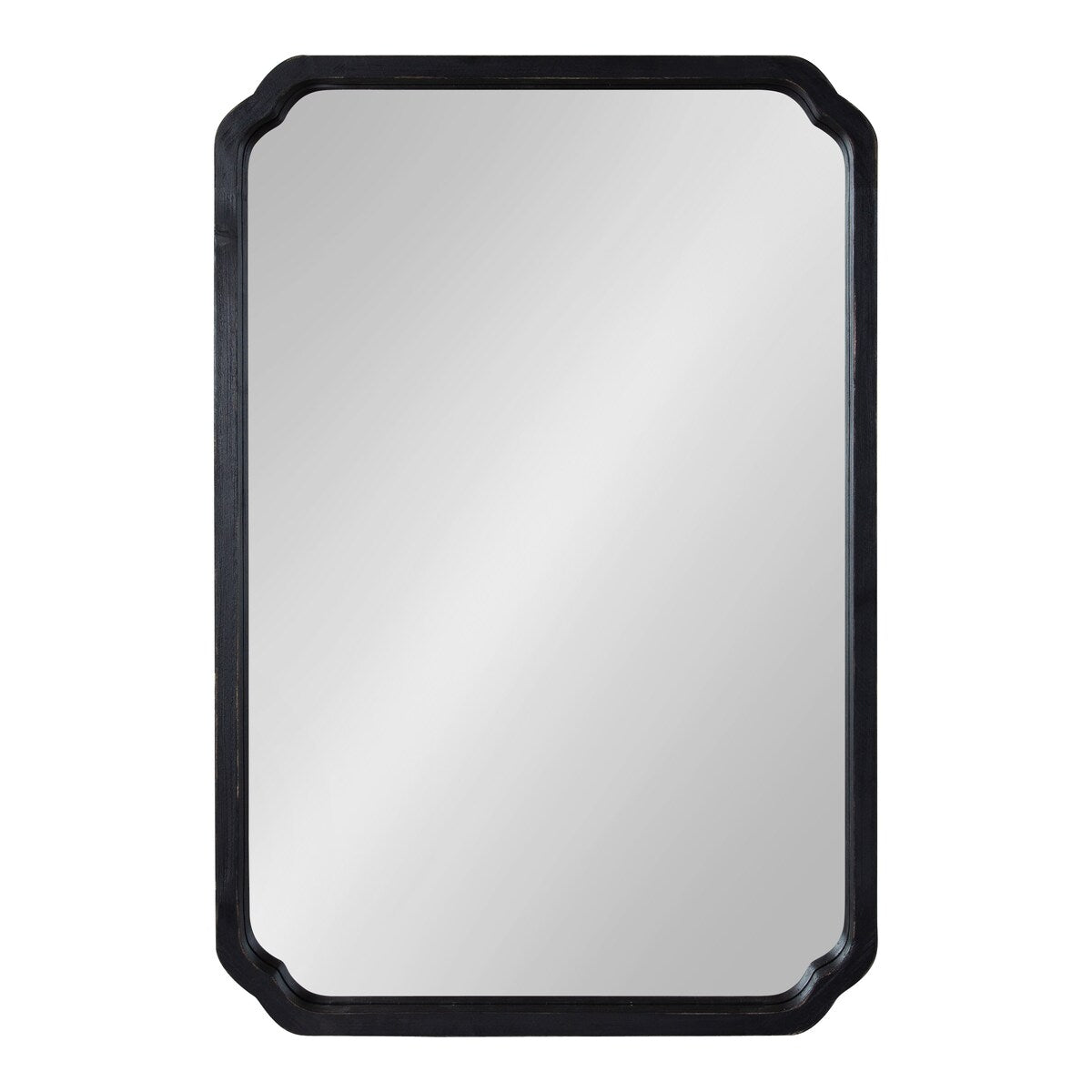 Specchio da parete quadrato in legno di Kate e Laurel Marston