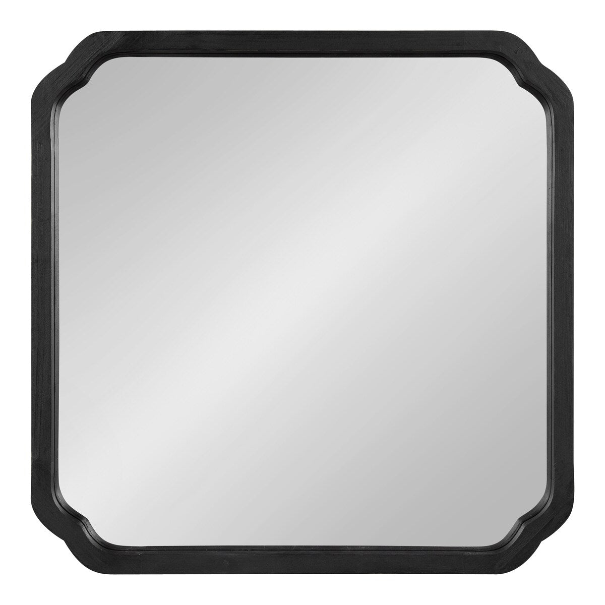 Specchio da parete quadrato in legno di Kate e Laurel Marston