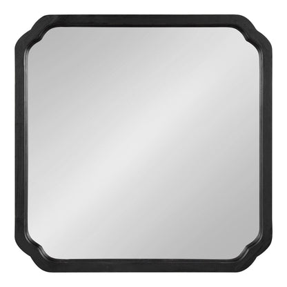 Specchio da parete quadrato in legno di Kate e Laurel Marston