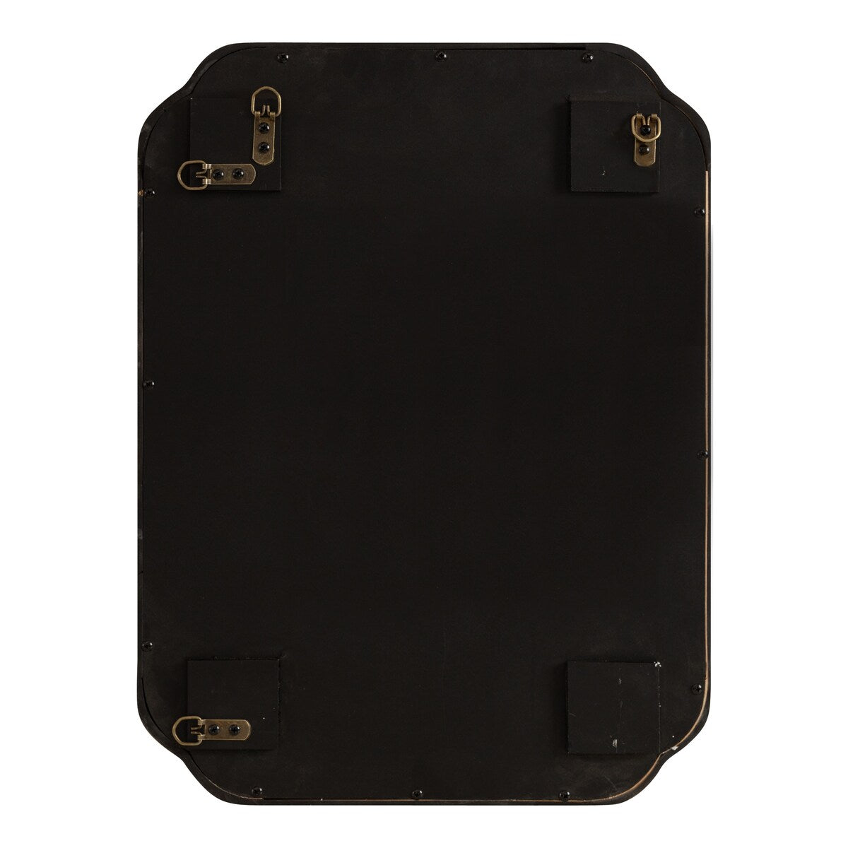 Specchio da parete quadrato in legno di Kate e Laurel Marston