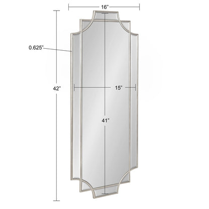Specchio da parete decorativo tradizionale con cornice Kate and Laurel Minuette