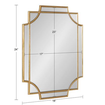 Specchio da parete decorativo tradizionale con cornice Kate and Laurel Minuette