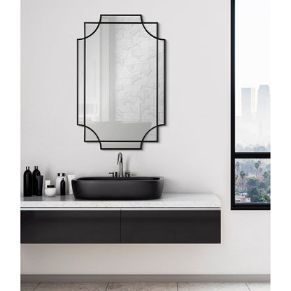 Specchio da parete decorativo tradizionale con cornice Kate and Laurel Minuette