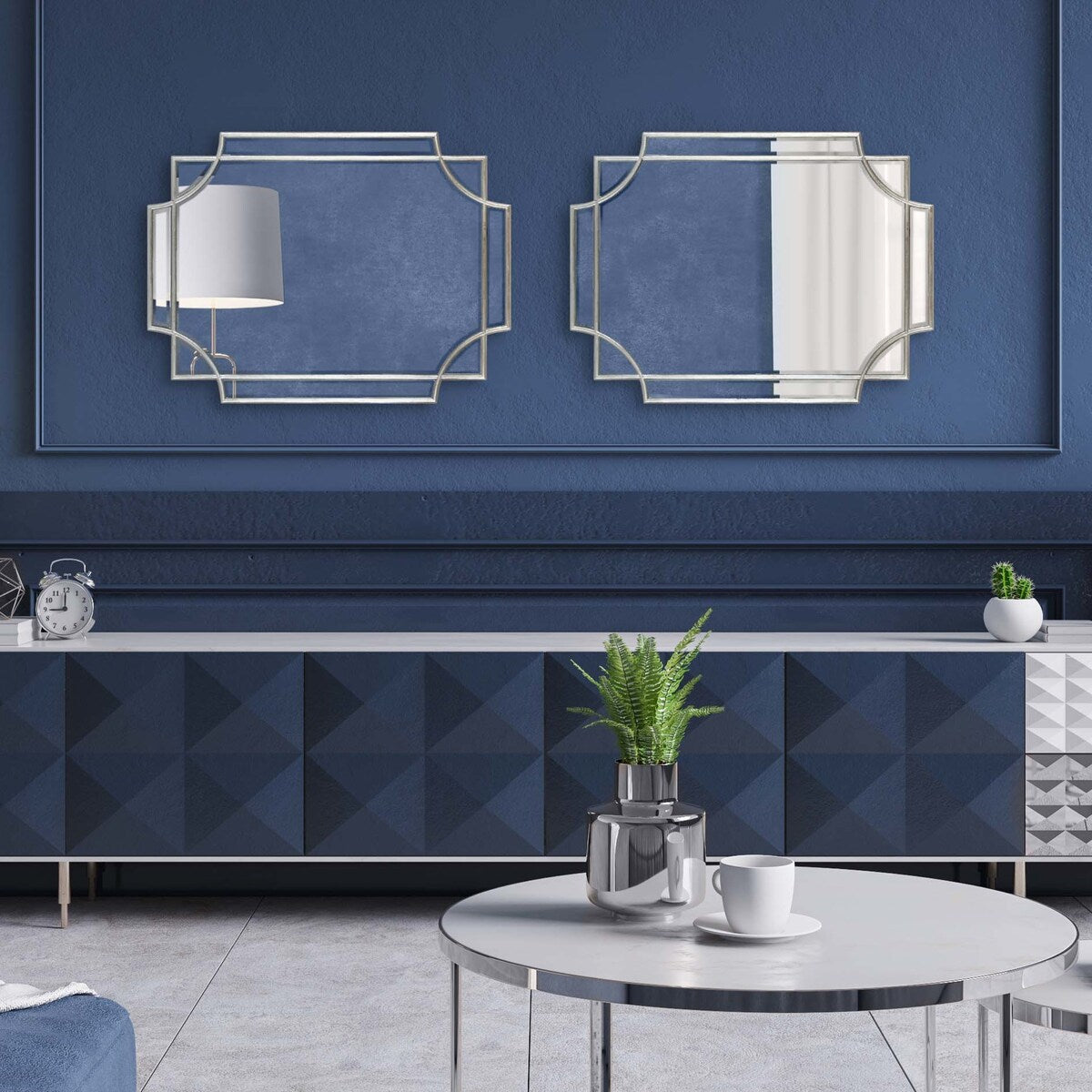 Specchio da parete decorativo tradizionale con cornice Kate and Laurel Minuette