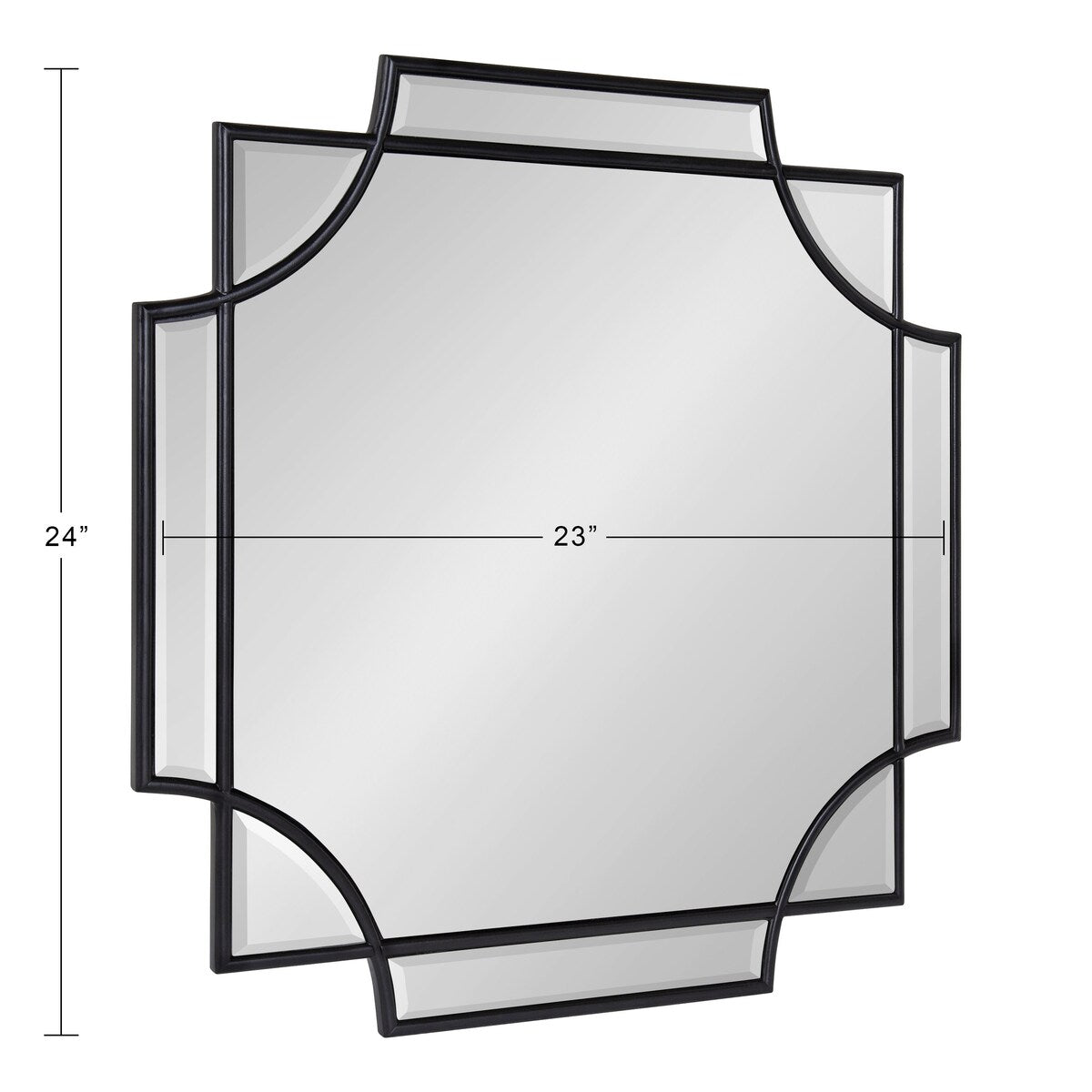 Specchio da parete decorativo tradizionale con cornice Kate and Laurel Minuette