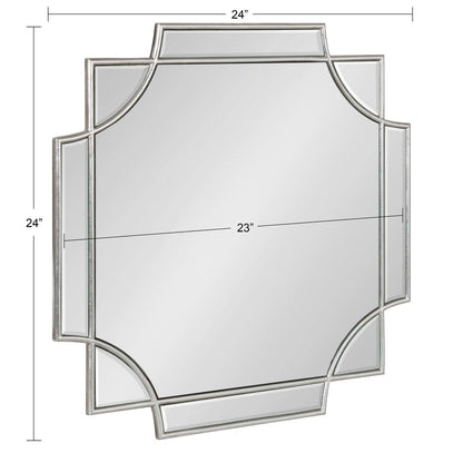 Specchio da parete decorativo tradizionale con cornice Kate and Laurel Minuette