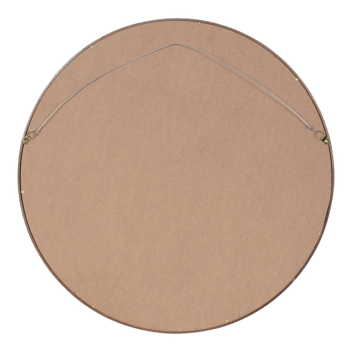 Specchio da parete rotondo in legno di Kate e Laurel Travis