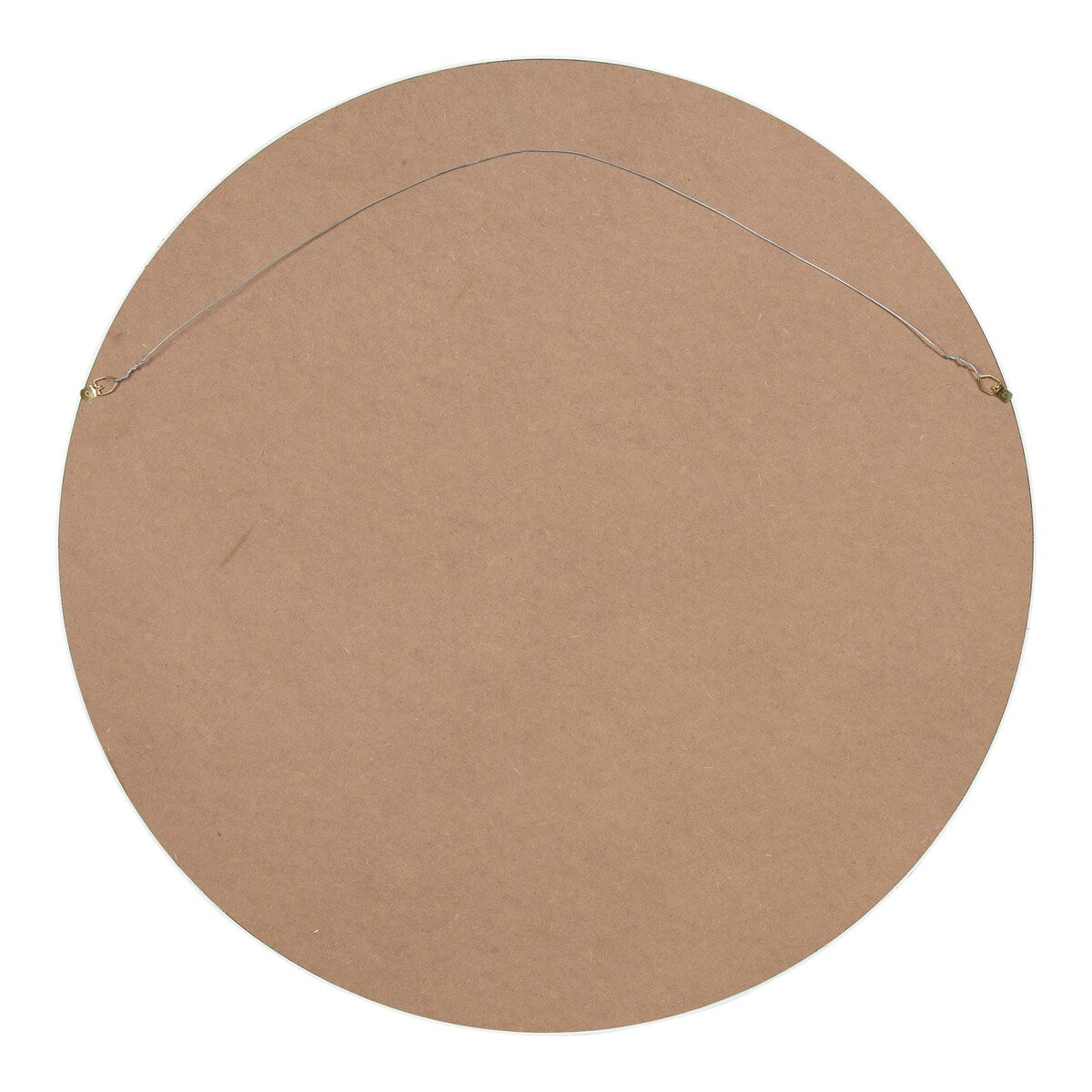 Specchio da parete rotondo in legno di Kate e Laurel Travis