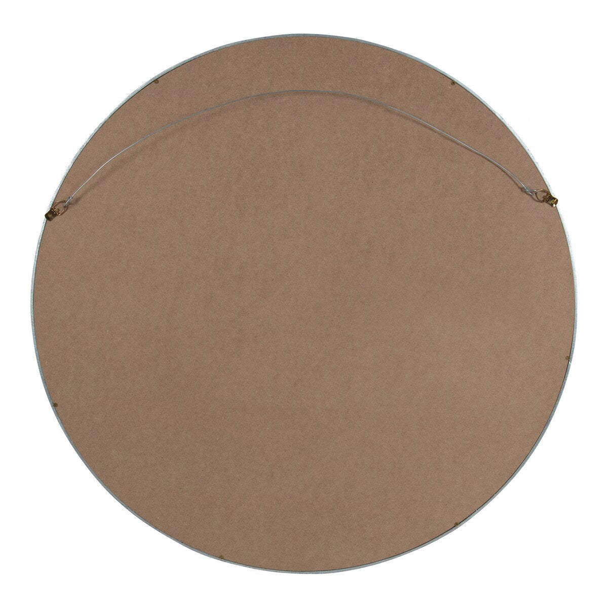 Specchio da parete rotondo in legno di Kate e Laurel Travis