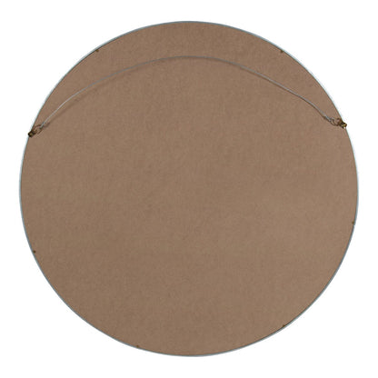 Specchio da parete rotondo in legno di Kate e Laurel Travis