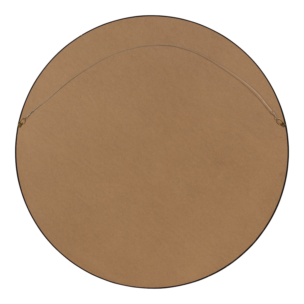 Specchio da parete rotondo in legno di Kate e Laurel Travis