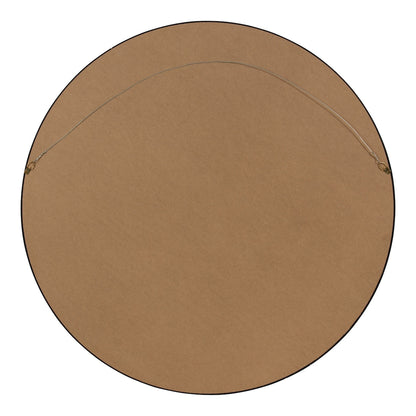 Specchio da parete rotondo in legno di Kate e Laurel Travis