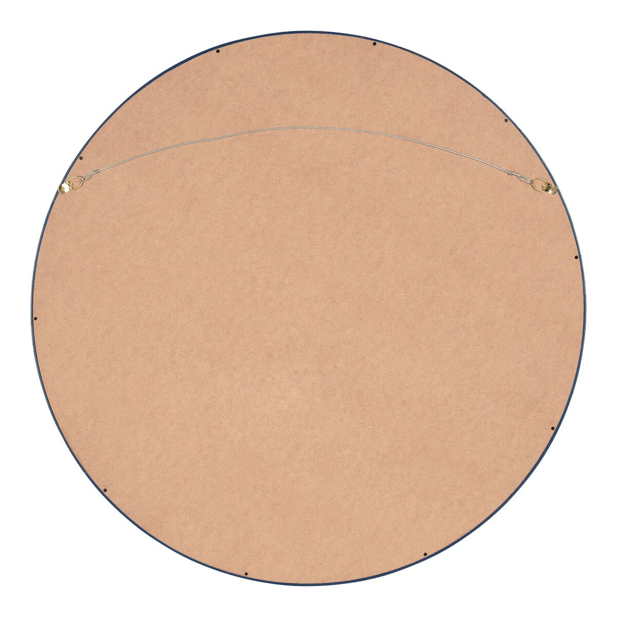 Specchio da parete rotondo in legno di Kate e Laurel Travis