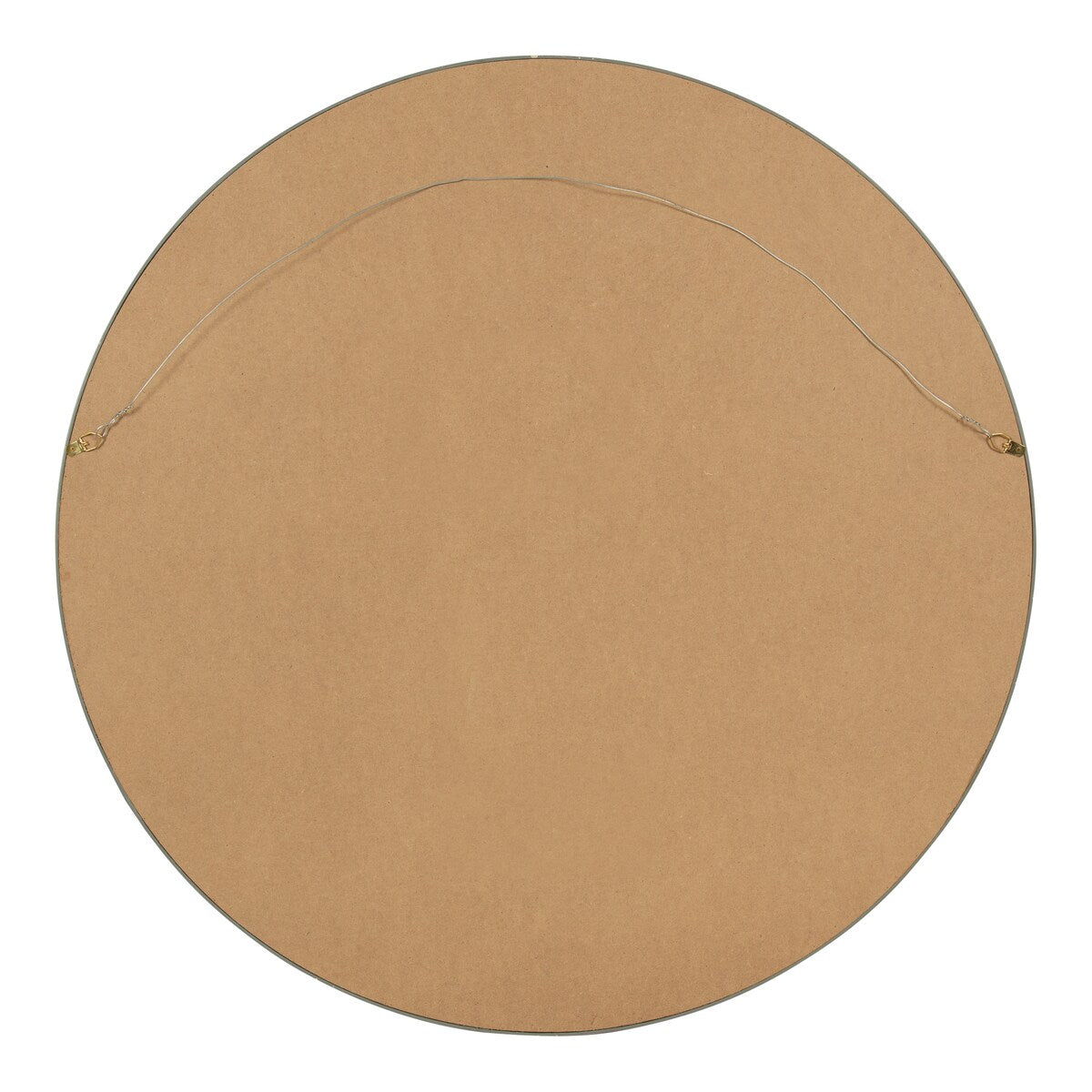 Specchio da parete rotondo in legno di Kate e Laurel Travis