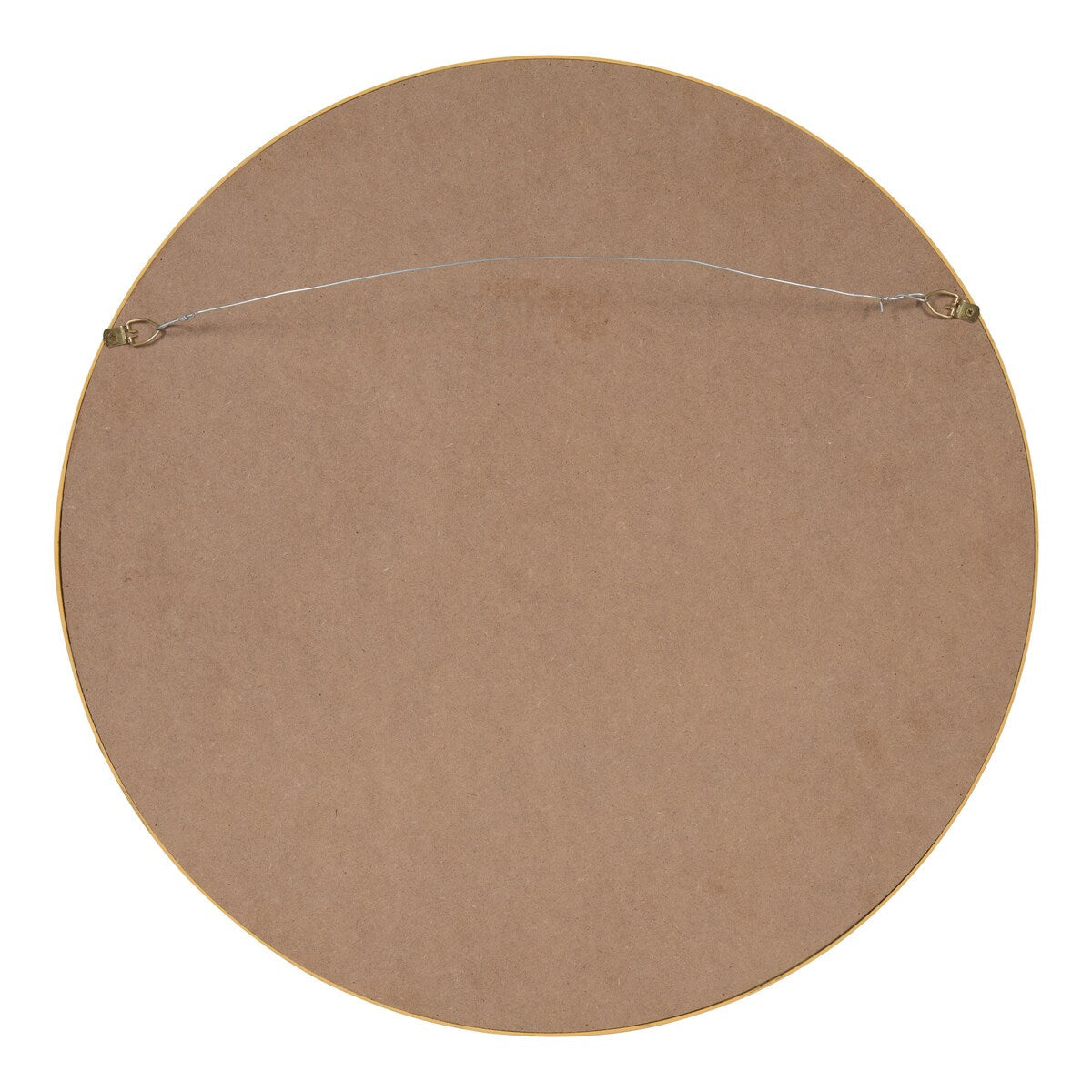 Specchio da parete rotondo in legno di Kate e Laurel Travis