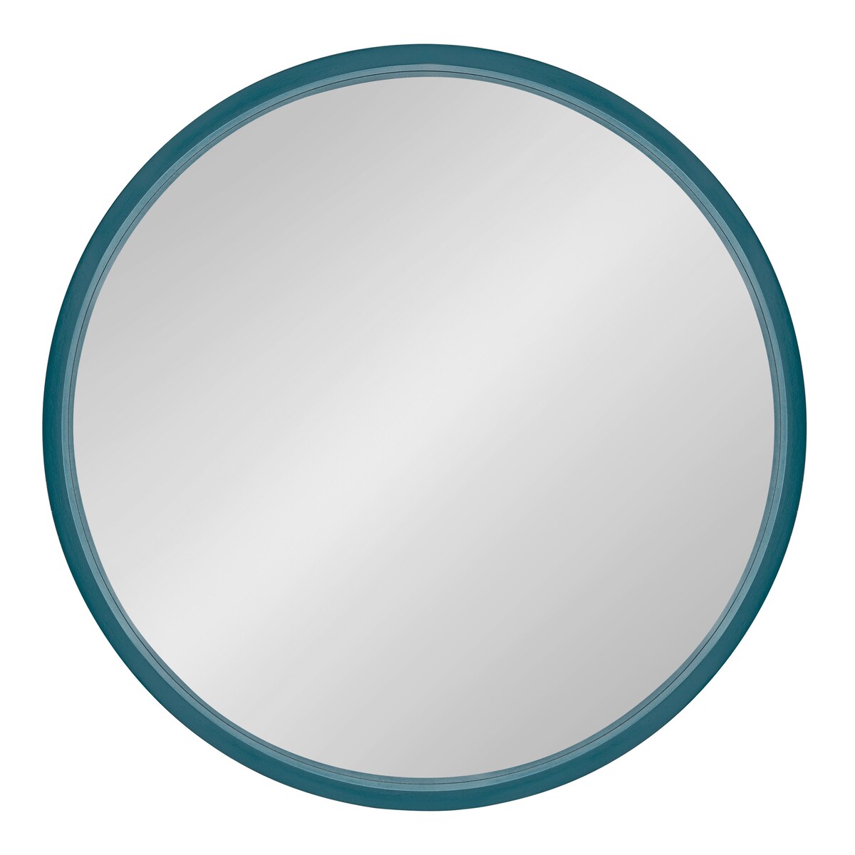 Specchio da parete rotondo in legno di Kate e Laurel Travis