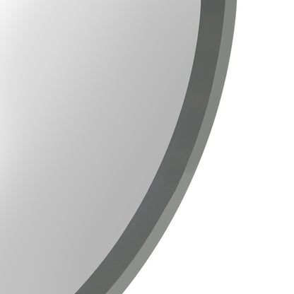 Specchio da parete rotondo in legno di Kate e Laurel Travis