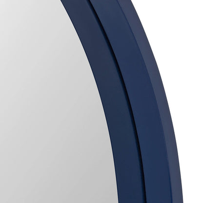 Specchio da parete rotondo in legno di Kate e Laurel Travis