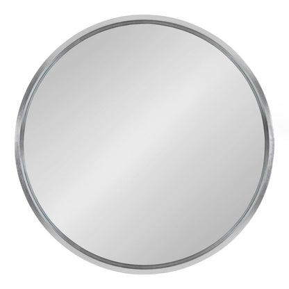 Specchio da parete rotondo in legno di Kate e Laurel Travis