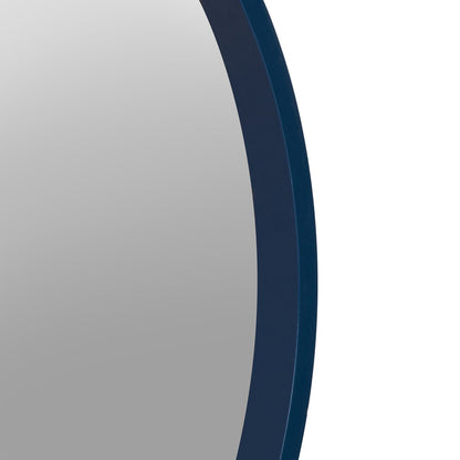 Specchio da parete rotondo in legno di Kate e Laurel Travis