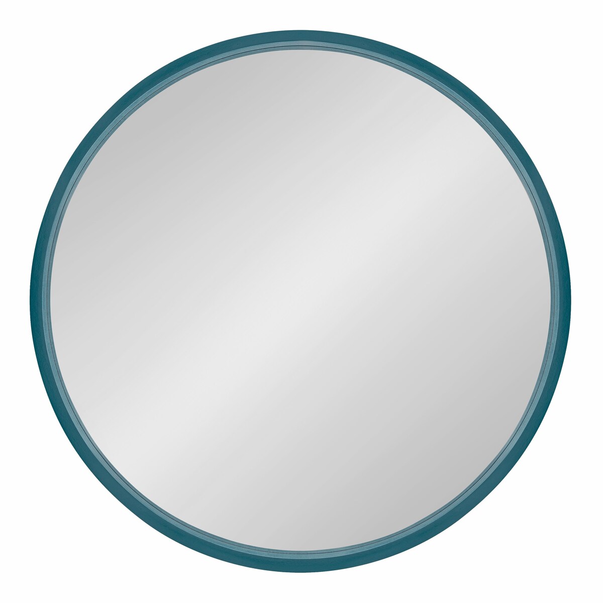 Specchio da parete rotondo in legno di Kate e Laurel Travis