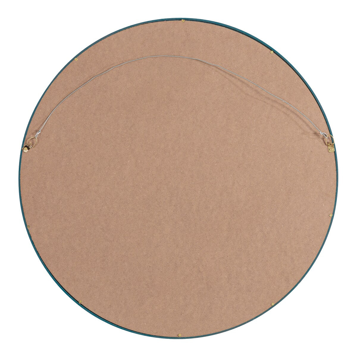 Specchio da parete rotondo in legno di Kate e Laurel Travis