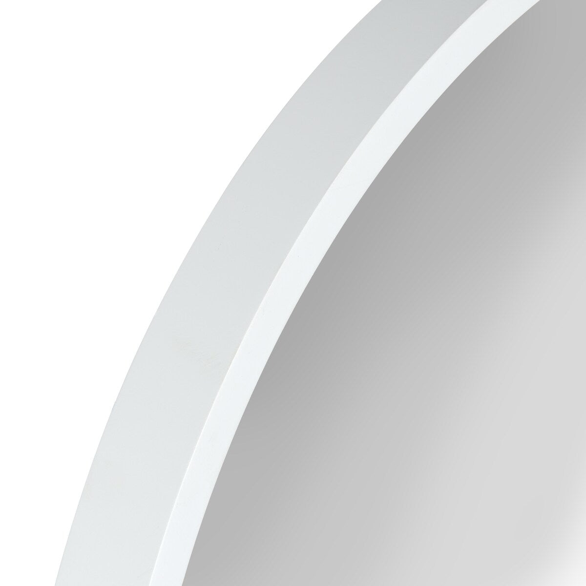 Specchio da parete rotondo in legno di Kate e Laurel Travis