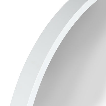 Specchio da parete rotondo in legno di Kate e Laurel Travis