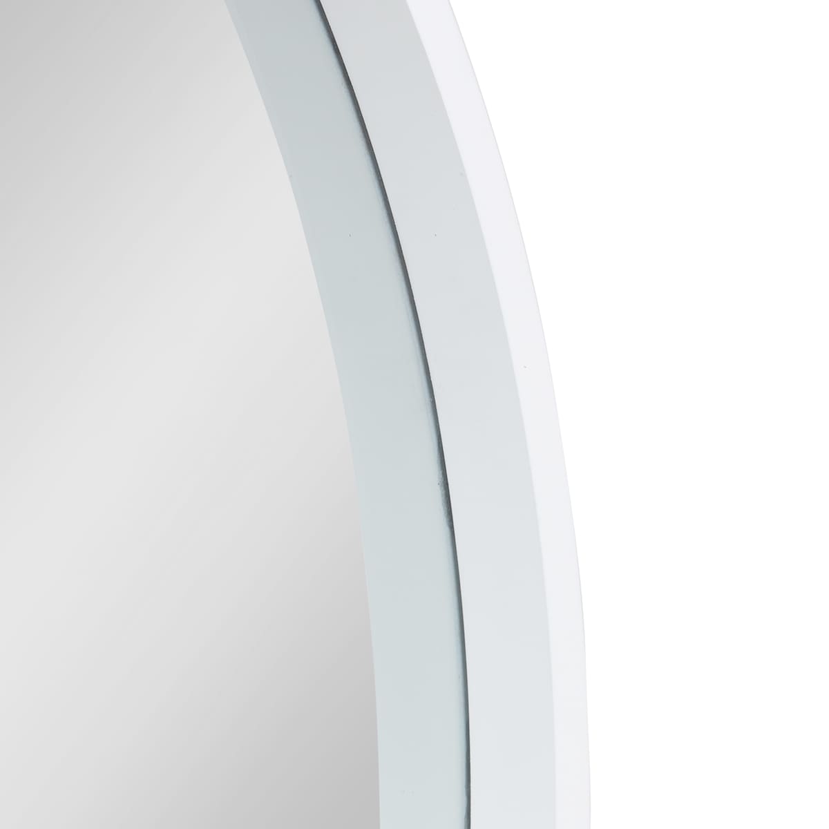 Specchio da parete rotondo in legno di Kate e Laurel Travis