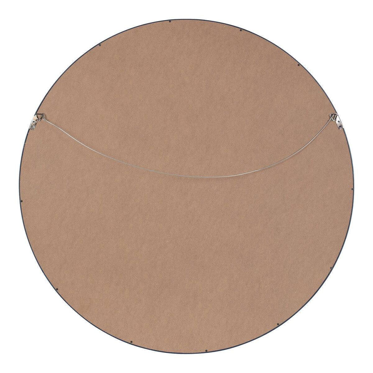 Specchio da parete rotondo in legno di Kate e Laurel Travis