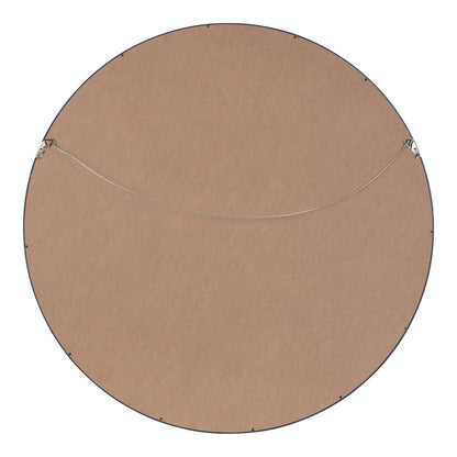 Specchio da parete rotondo in legno di Kate e Laurel Travis