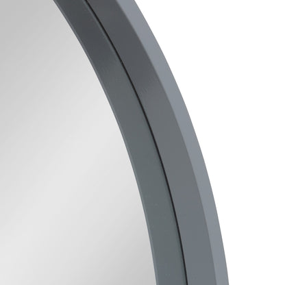 Specchio da parete rotondo in legno di Kate e Laurel Travis